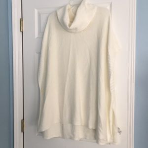 Maternity poncho sweater